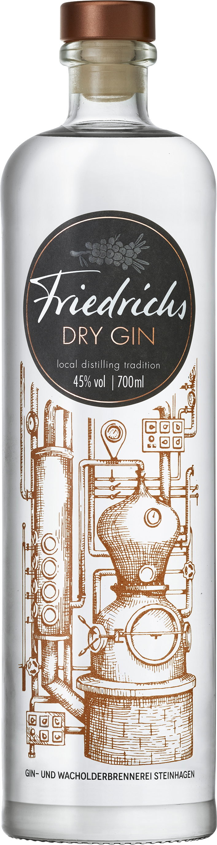 Friedrichs Dry Gin 45 % -Artikelnummer-30746-von-Friedrichs Gin