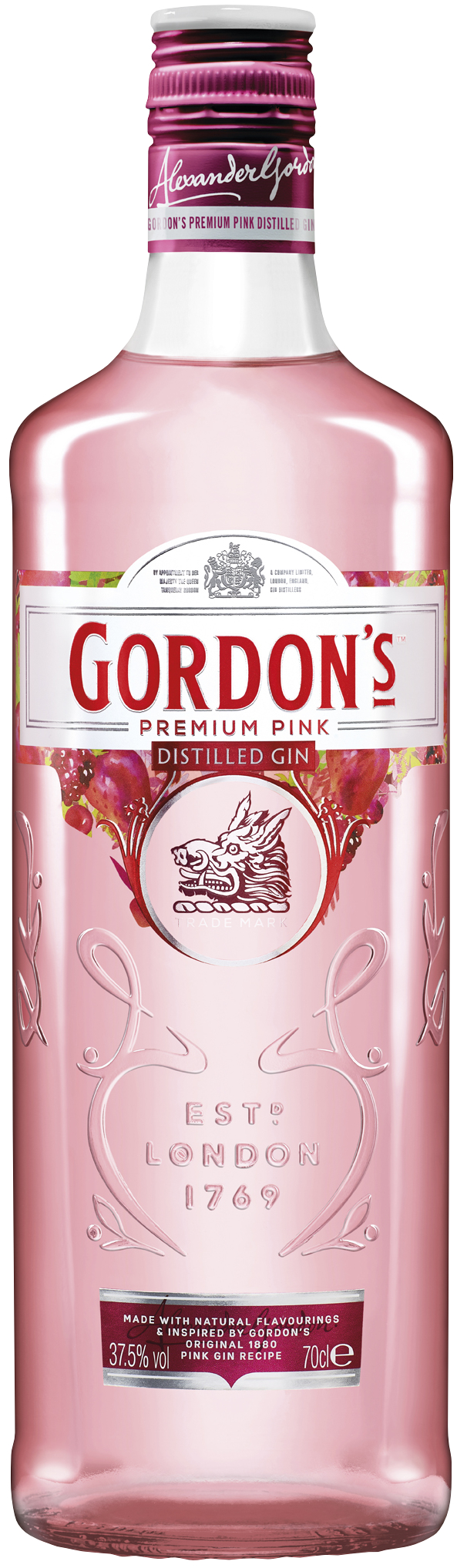 Gordons Pink Gin 37.5 %   0,7 l