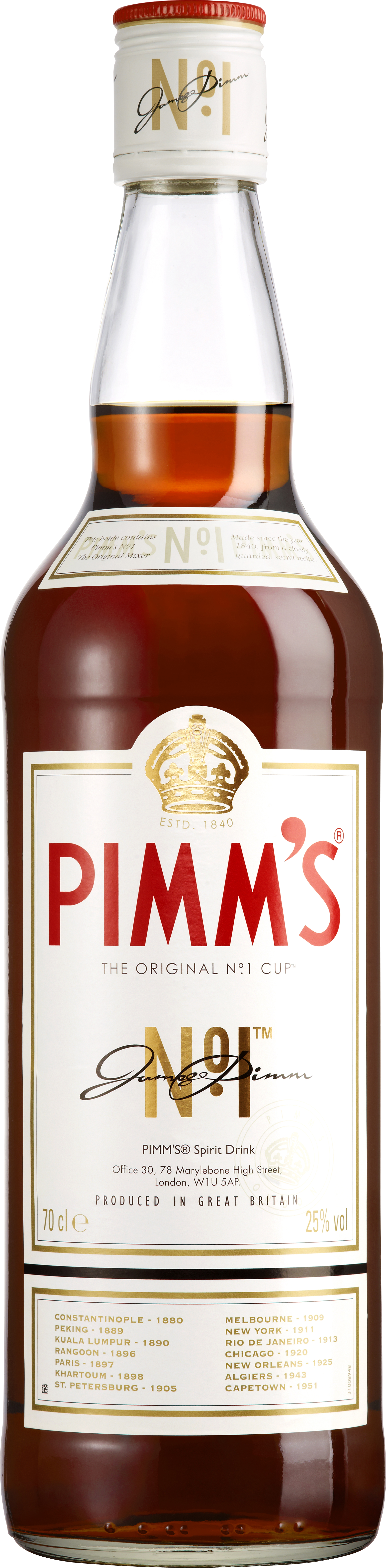 Pimm's No.1 25 % 0.7L-Artikelnummer-6980-von-Pimm's