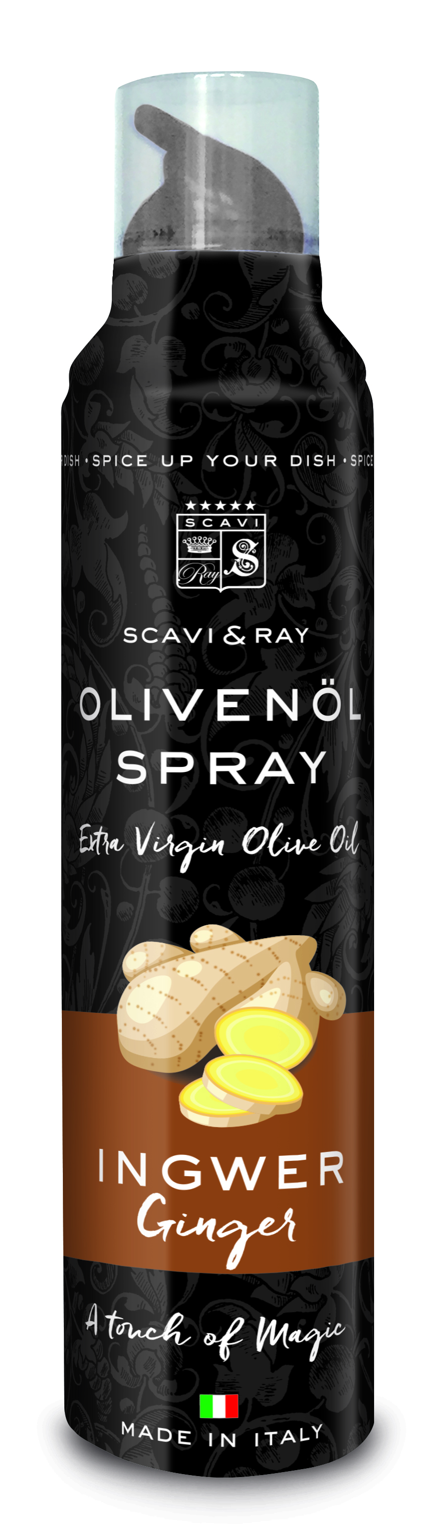 SCAVI & RAY Olive Oil Ginger Spray 0,2L 