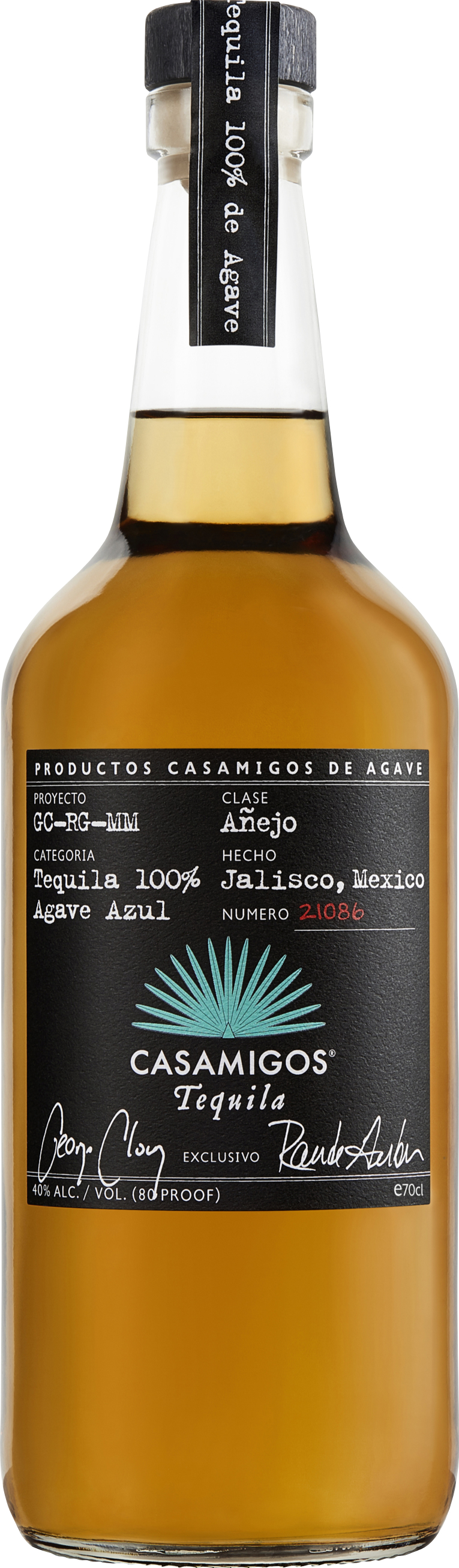 Tequilla Casamigos Anejo 40 % 0.7L-Artikelnummer-31155-von-Casamigos Tequila