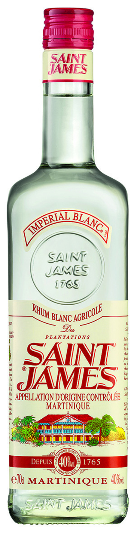 Saint James Rum Blanc 40 % 0.7L