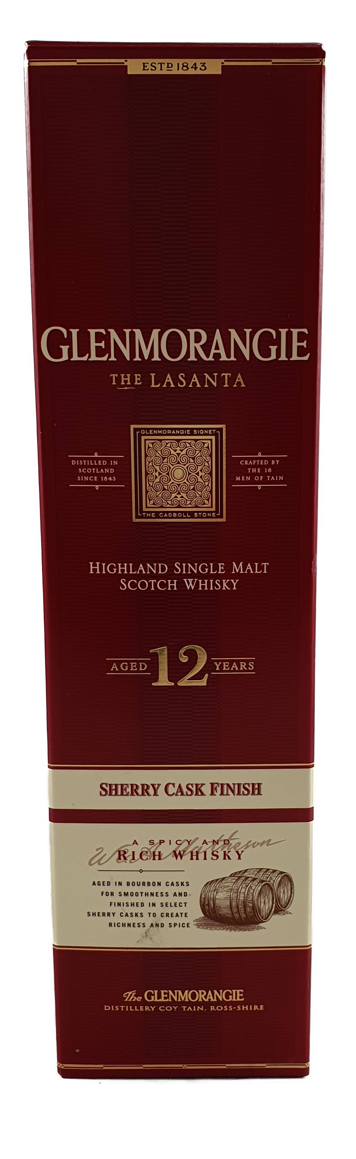 Glenmorangie Lasanta 43 % 0.7L-Artikelnummer-30799-von-Glenmorangie