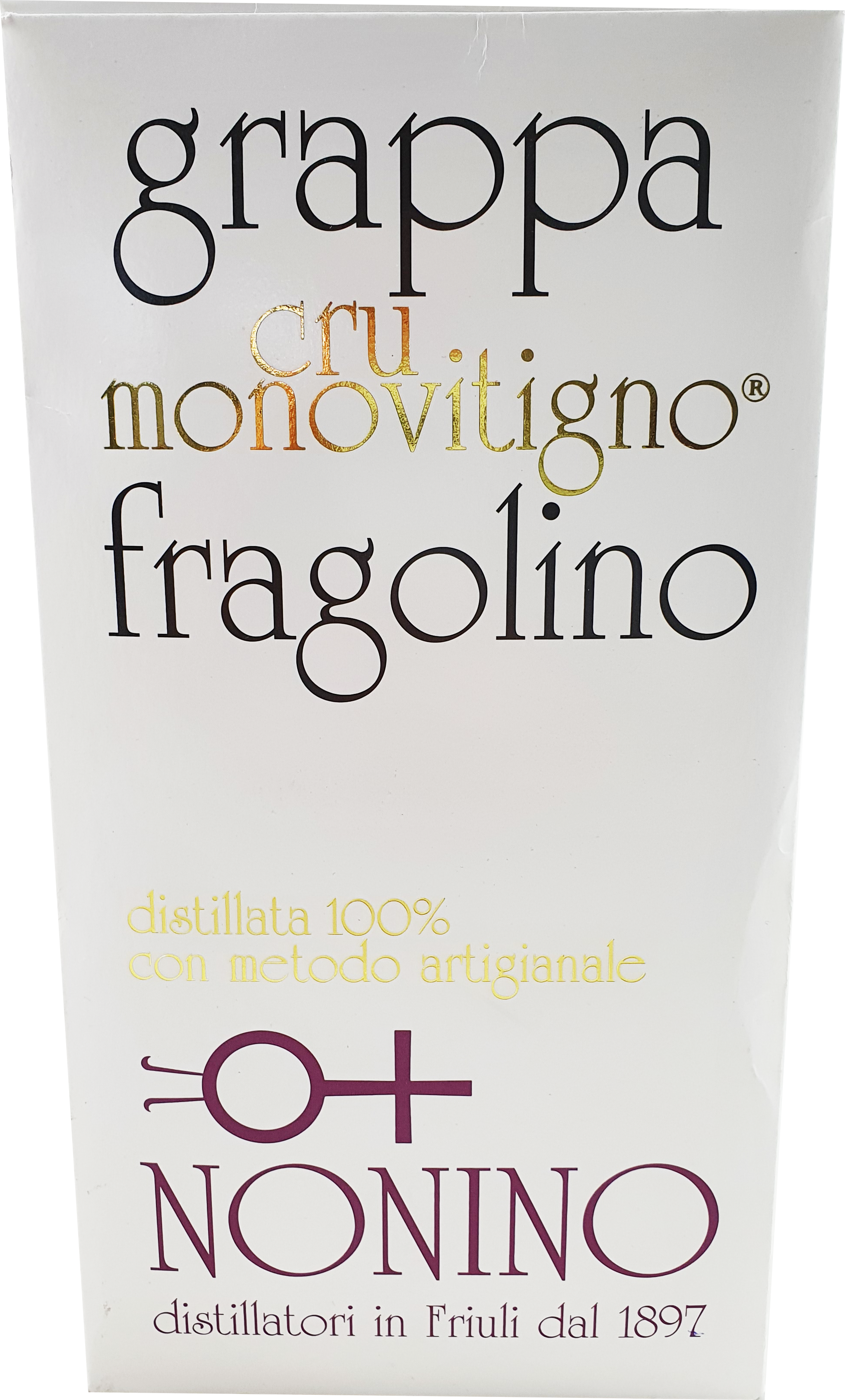 Nonino Fragolino Monotivigno 45 % 0.5L