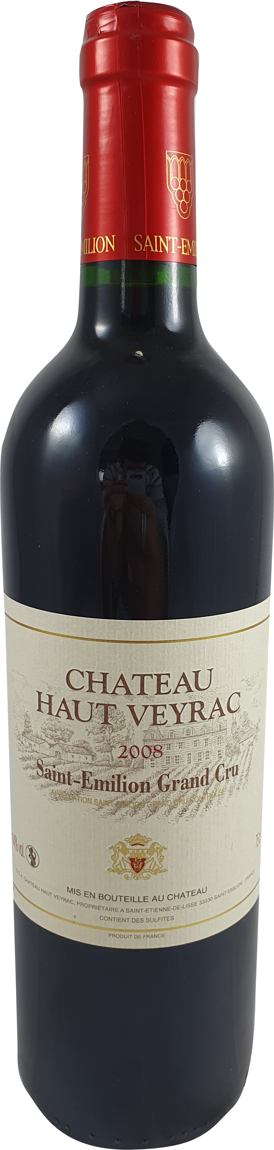 Chateau Haut Veyrac Grand 0,75L-Artikelnummer-26858-von-Saint Emilion Grand Cru 