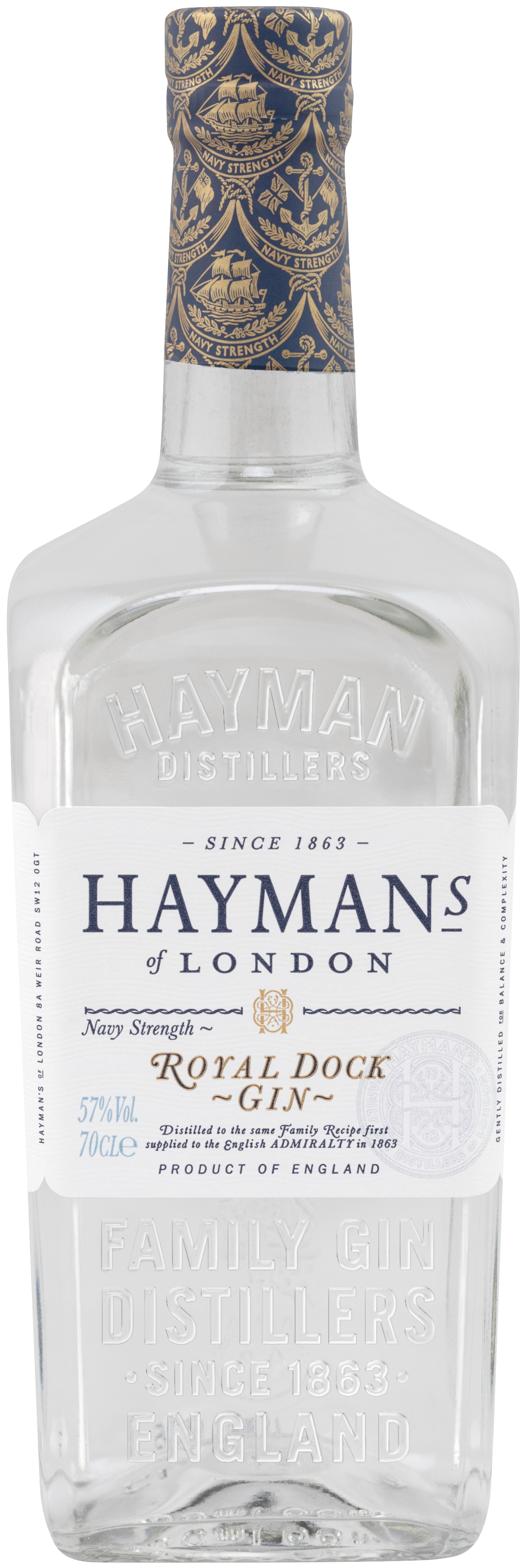 Hayman'S Royal Dock Gin 57% 