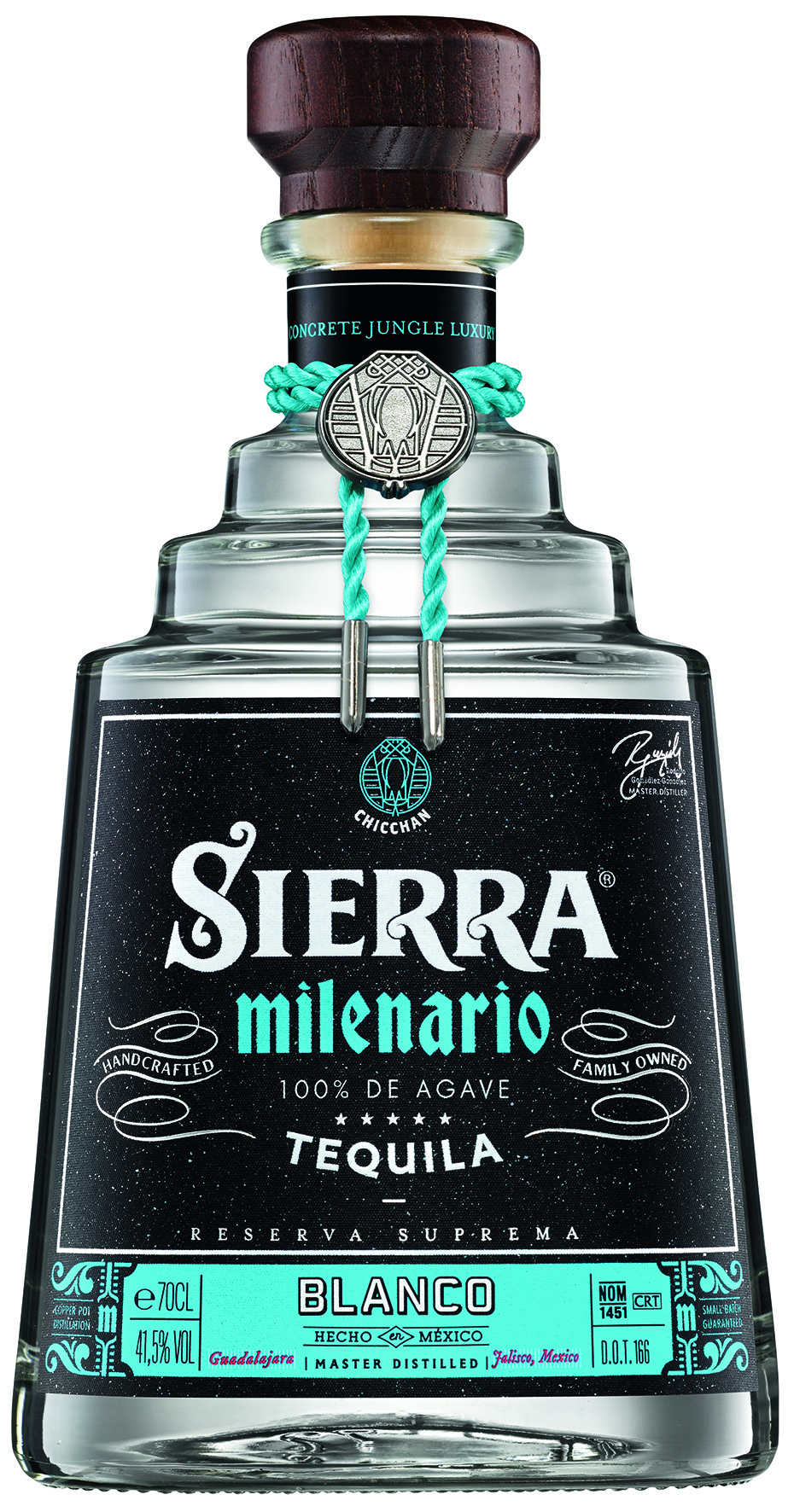 Sierra Milenario Blanco Tequilla 41.5 % 0.7L-Artikelnummer-06865-von-Destilerias Sierra Unidas