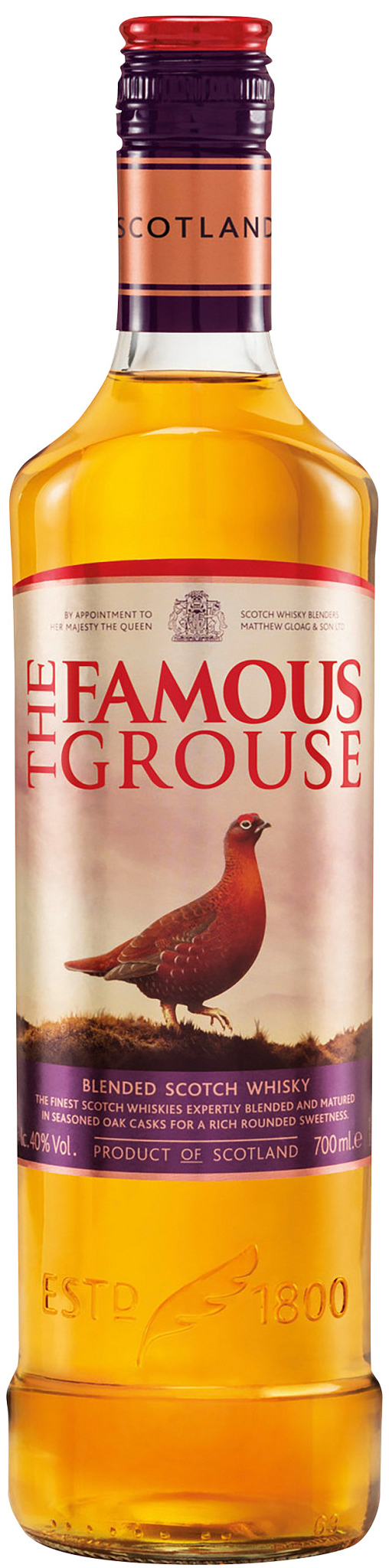 The Famouse Grouse Finest Whisky 40 % 0.7L-Artikelnummer-30063-von-Famous Grouse