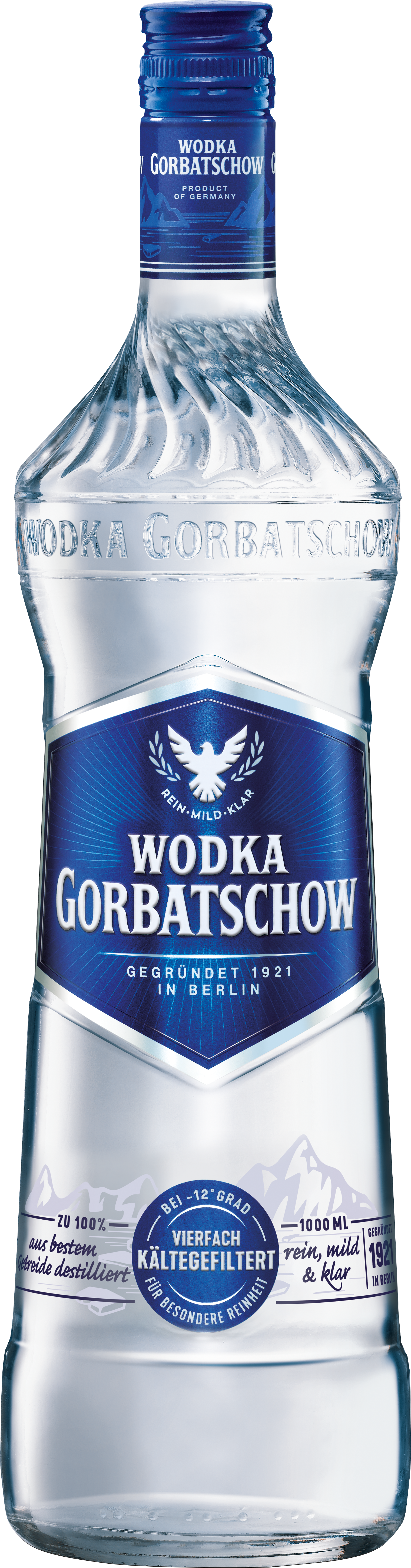 Gorbatschow 37.5 % 1l-Artikelnummer-5336-von-Wodka Gorbatschow
