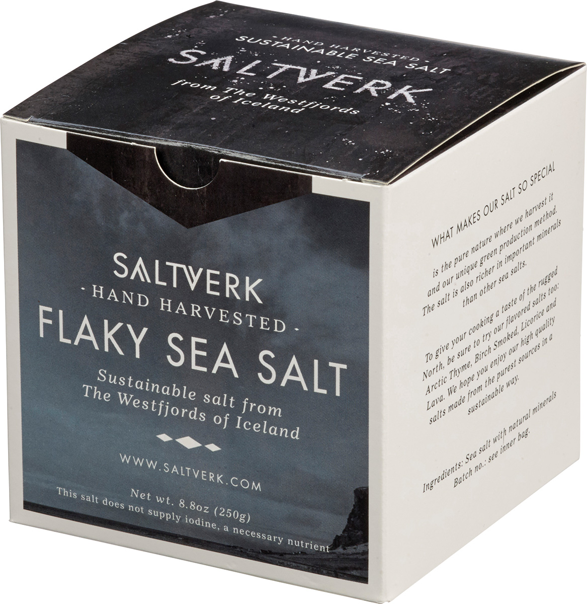 Flaky Sea Salt Saltverk Island 250g-Artikelnummer-56003-von-Saltverk