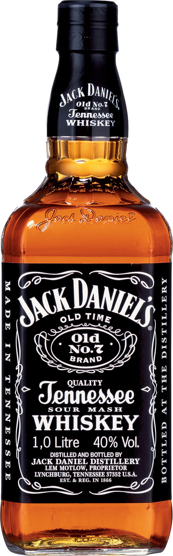 Jack Daniels Bourbon 40 % 1.0L-Artikelnummer-5372-von-Jack Daniel's Distillery