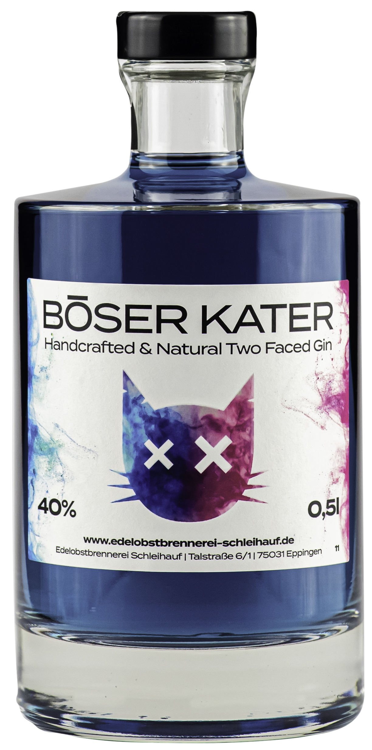 Böser Kater Two Faced Gin mit Farbwechsel 0,5l 40% Vol.-Artikelnummer-31526-von-