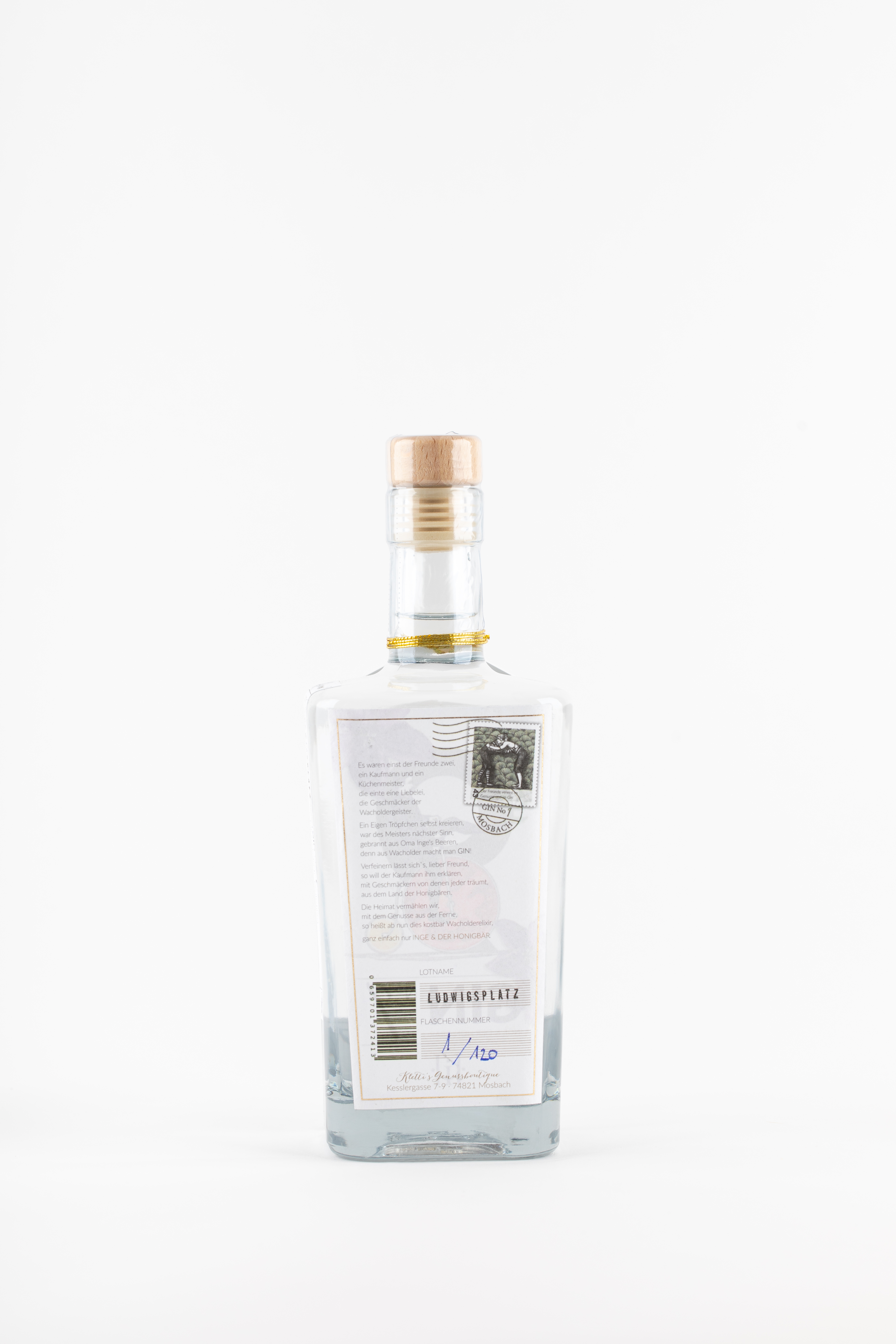 Inge & der Honigbär LONDON DRY GIN NO. 9 43% 0,5l -Artikelnummer-31622-von-Inge und der Honigbär