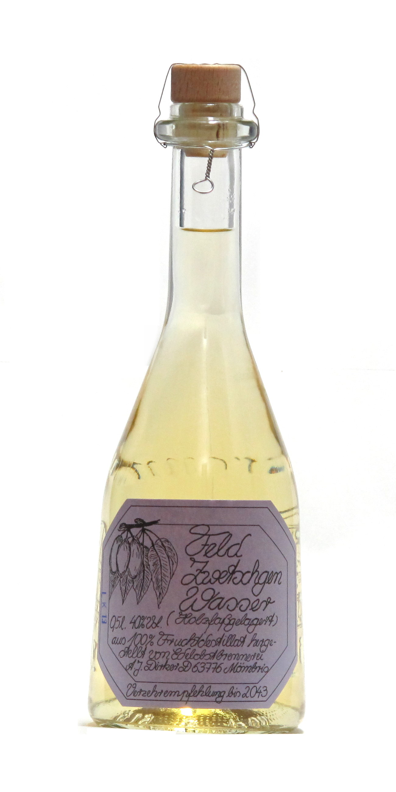 Dirker Feldzwetschkenwasser 40 % 0,5L-Artikelnummer-30892-von-Edelbrennerei Dirker