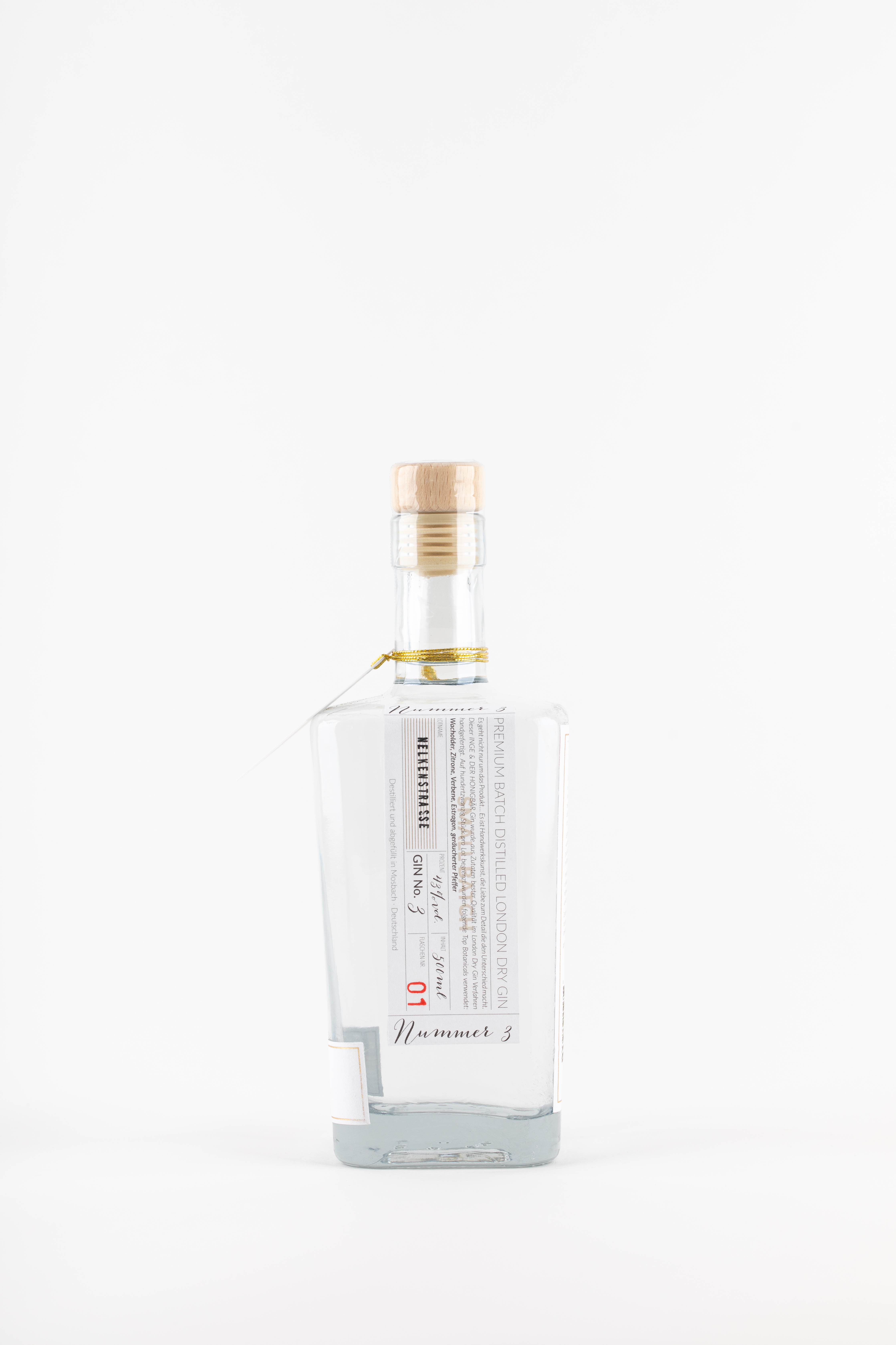 Inge & der Honigbär LONDON DRY GIN NO. 3 43% 0,5l-Artikelnummer-31623-von-Inge und der Honigbär