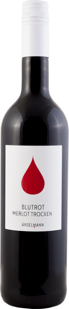 Anselmann Merlot trocken Pfalz -Artikelnummer-25548-von-Weingut Roter Tropfen – Anselmann