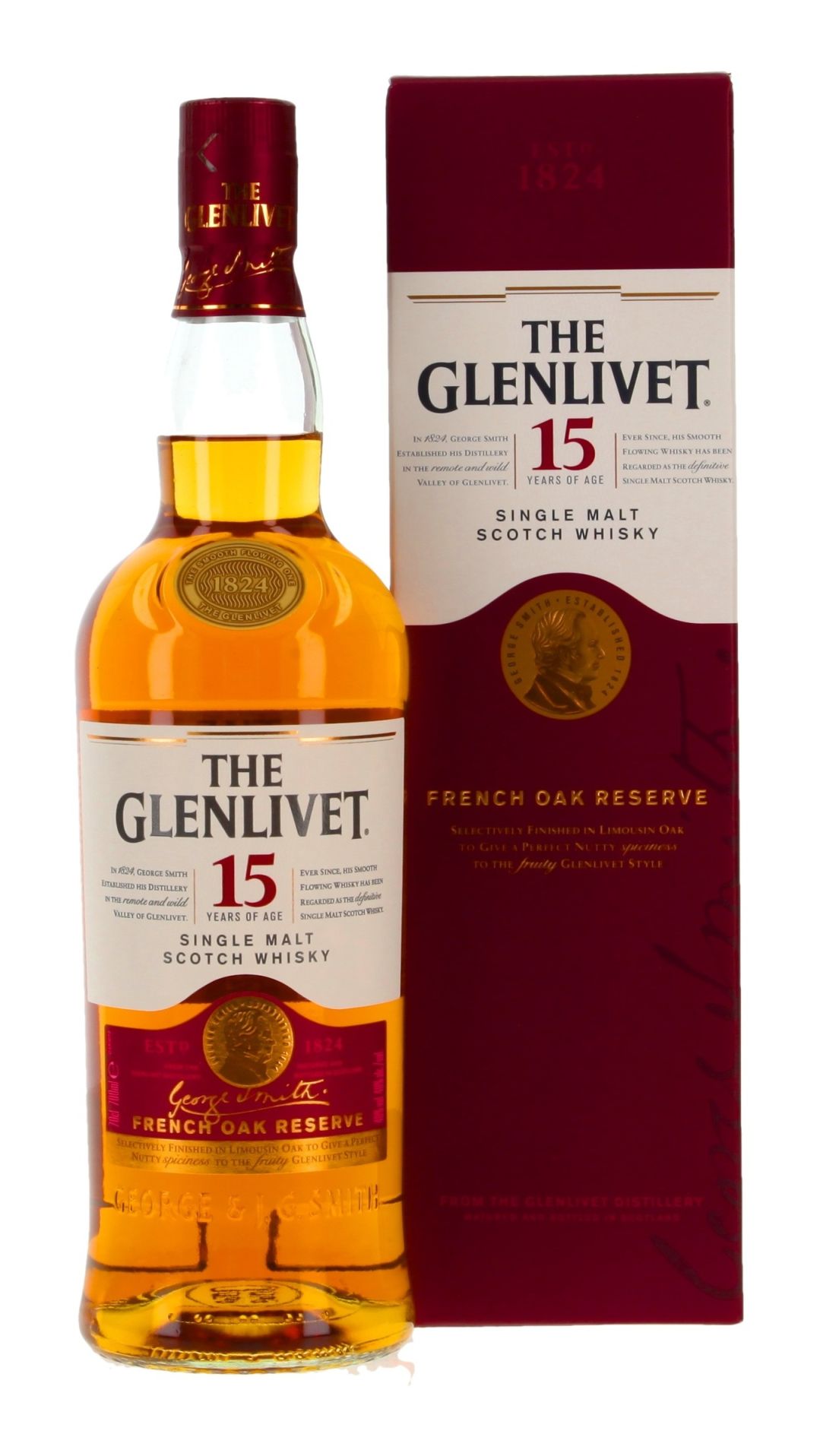 Glenlivet 15 Years Single Malt 40 % 0.7L
