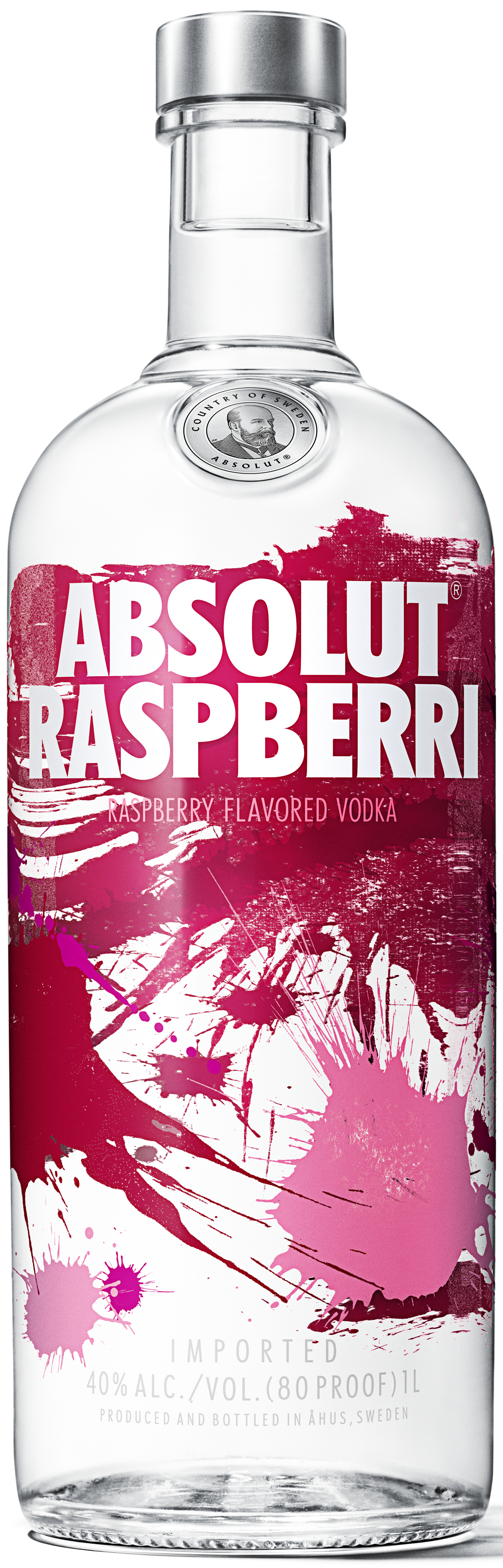 Absolut Vodka Raspberri 40% -Artikelnummer-30214-von-Absolut