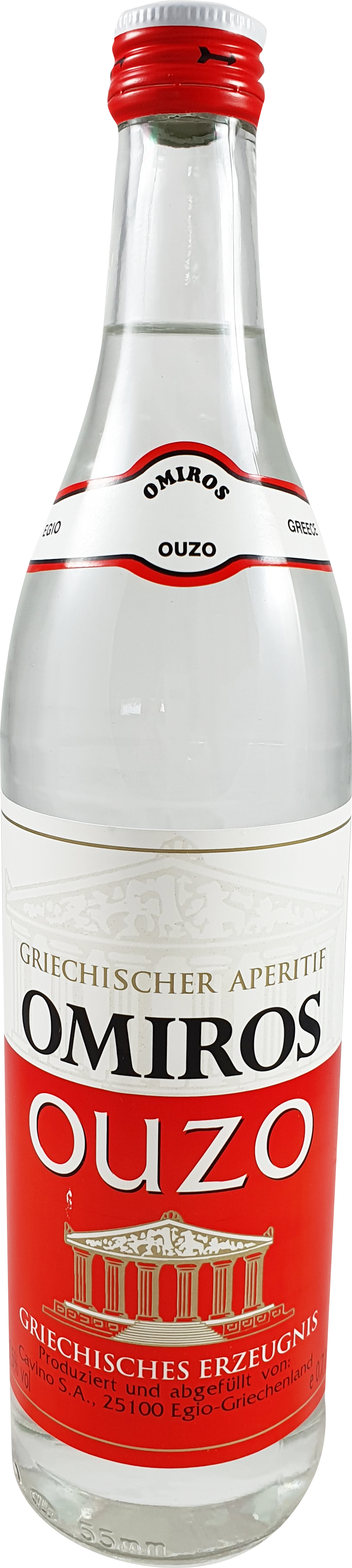 Omiros Ouzo 37,5% 0,7L-Artikelnummer-30552-von-Cavino S.A