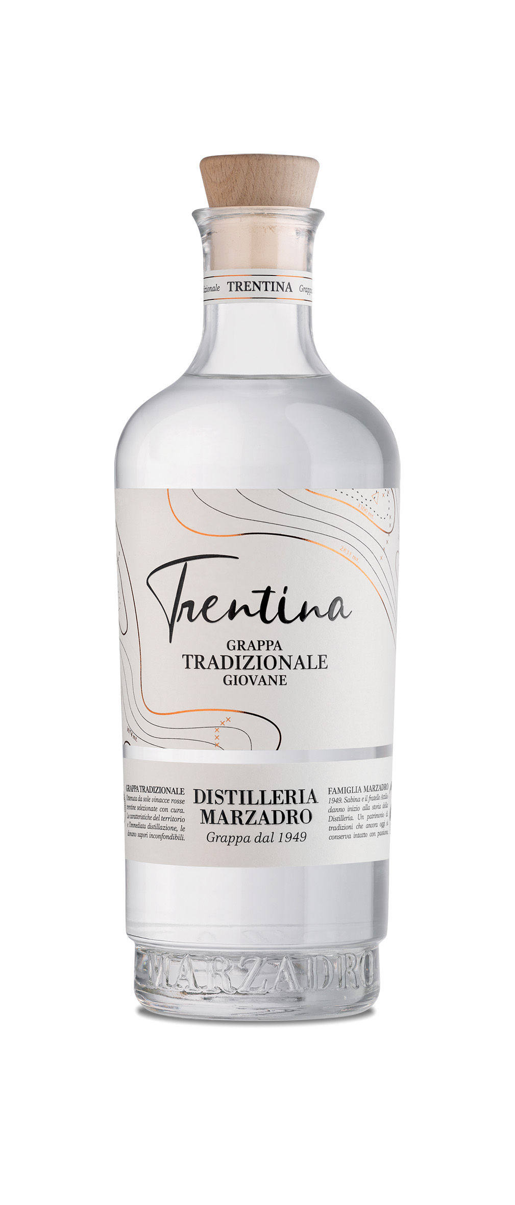 Marzadro-Marzadro Trentina Tradizionale Grappa 0,7L Marzadro Trentina Tradizionale Grappa 0,7L-Artikelnummer-30258-von-Marzadro