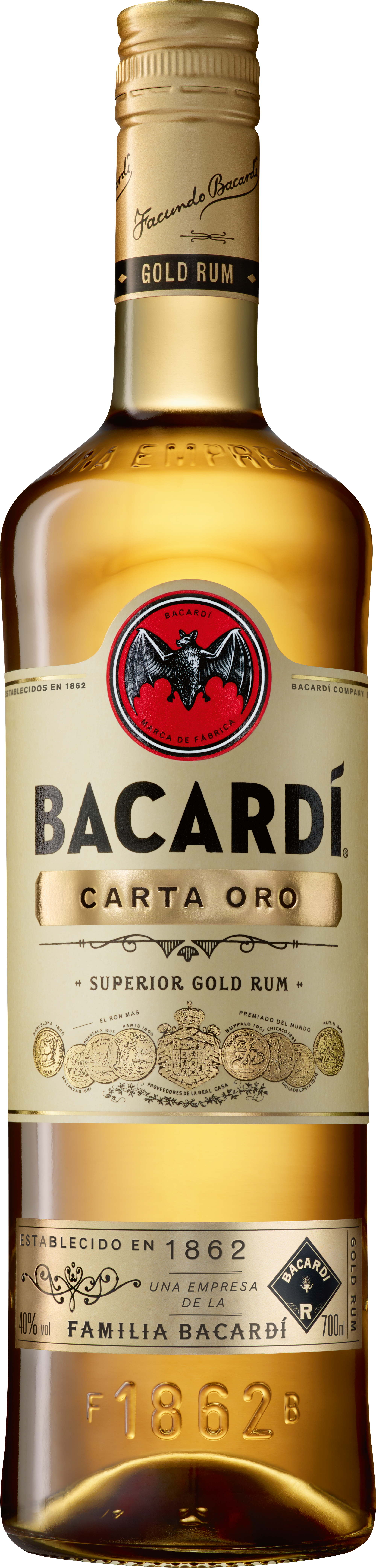 Bacardi D´Oro Gold 37.5 % 1.0L