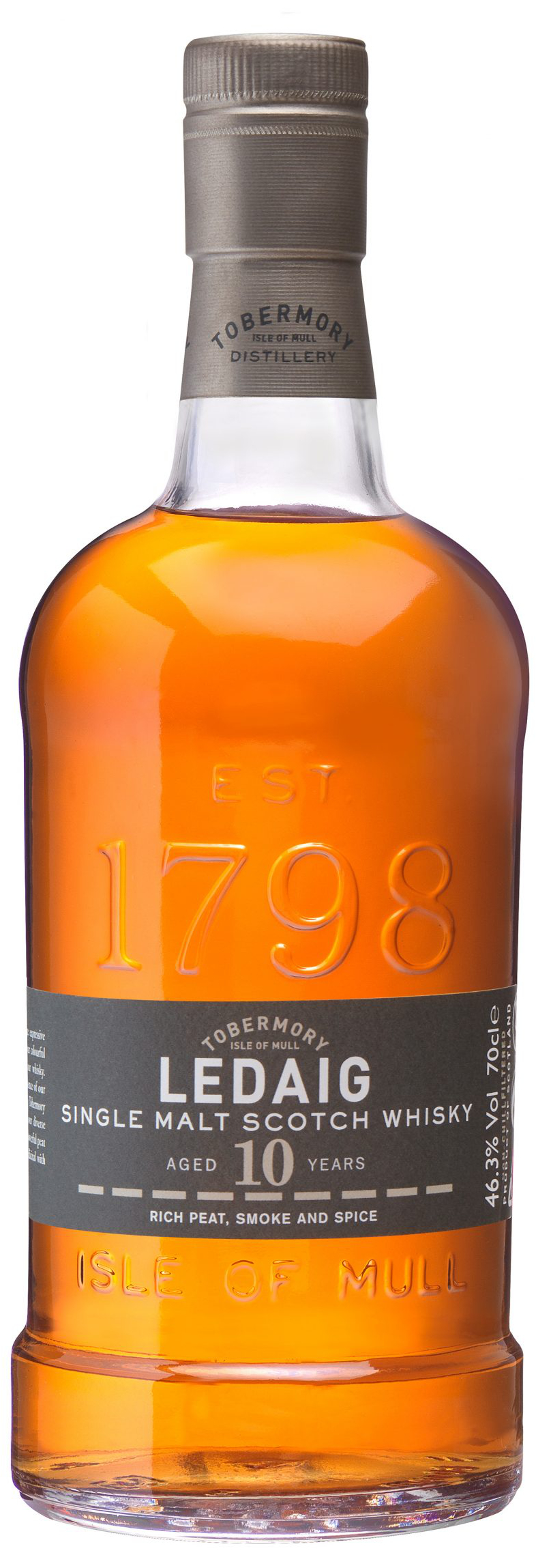 Ledaig Single Malt Whisky 10 Years 46.3 % 0.7L-Artikelnummer-30811-von-Tobermory