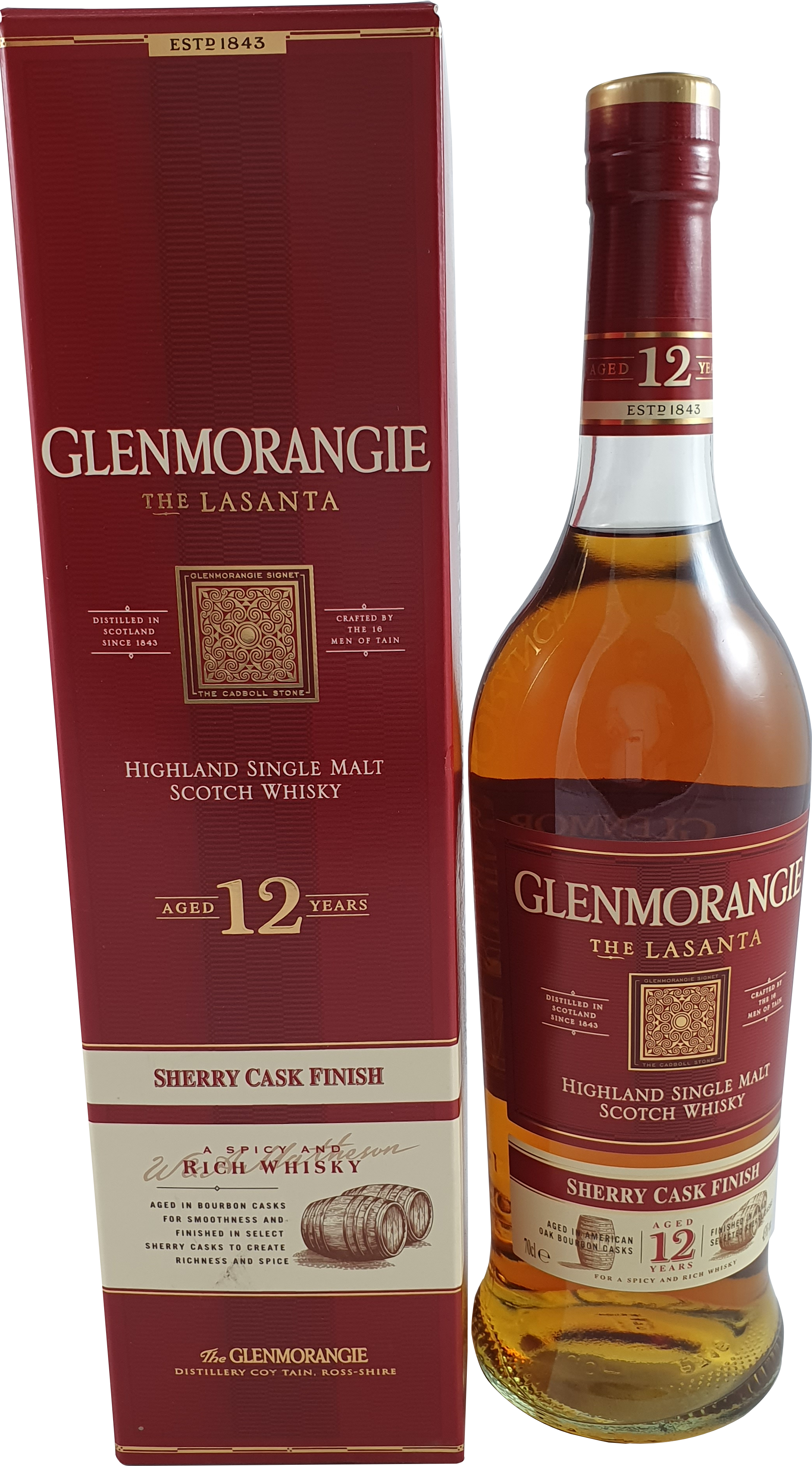 Glenmorangie Lasanta 43 % 0.7L-Artikelnummer-30799-von-Glenmorangie