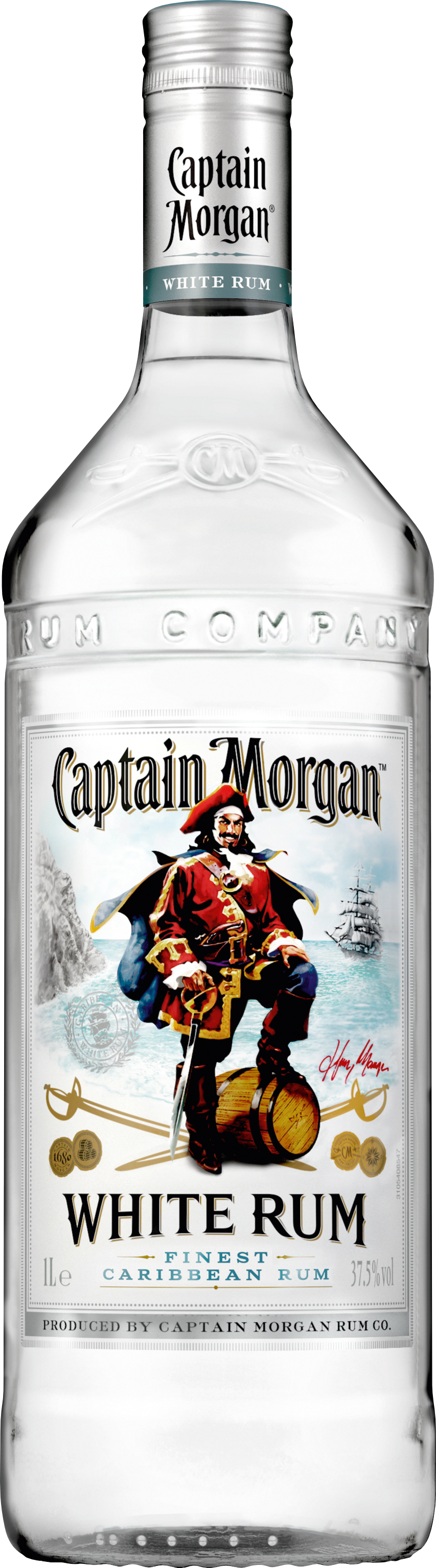 Captain Morgan White 37.5% 1.0L