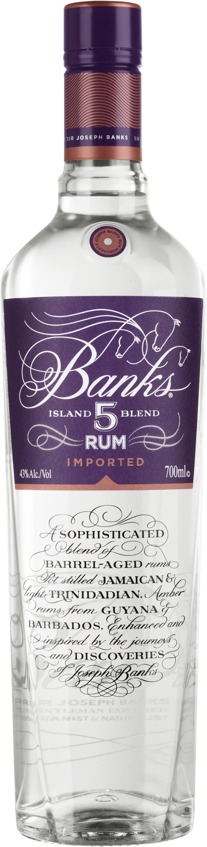 Banks Rum 5 Years 43 % 0.7L