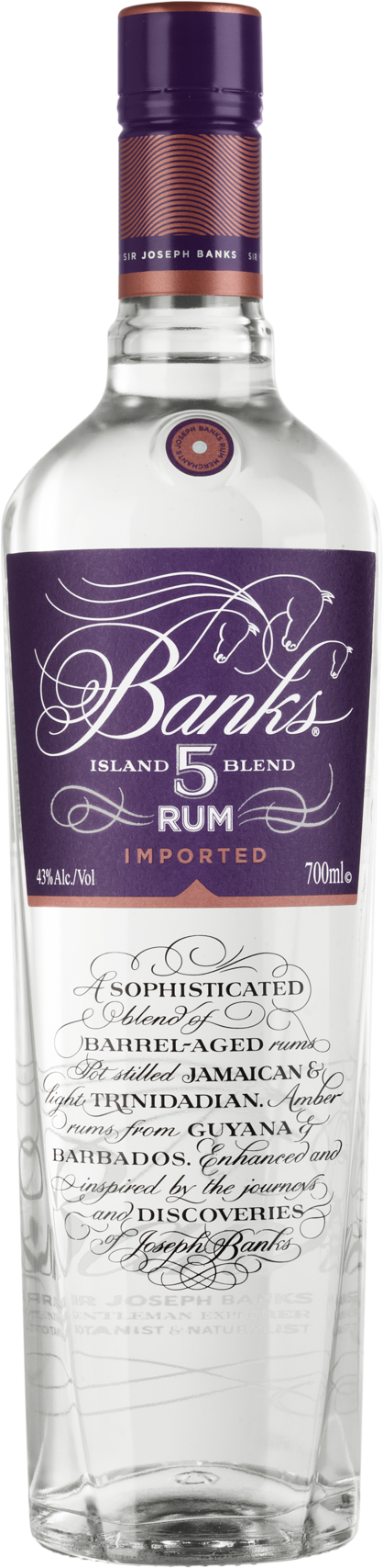 Banks Rum 5 Years 43 % 0.7L-Artikelnummer-30013-von-Banks