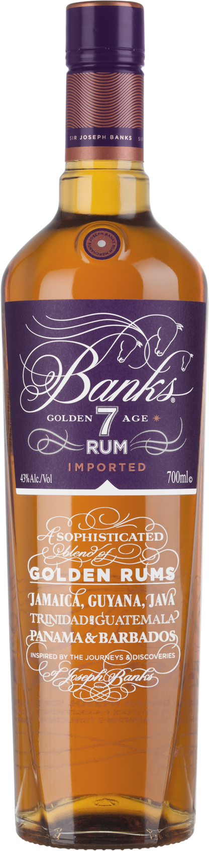 Banks Golden Rum 7 Years 43 % 0.7L-Artikelnummer-30014-von-Banks