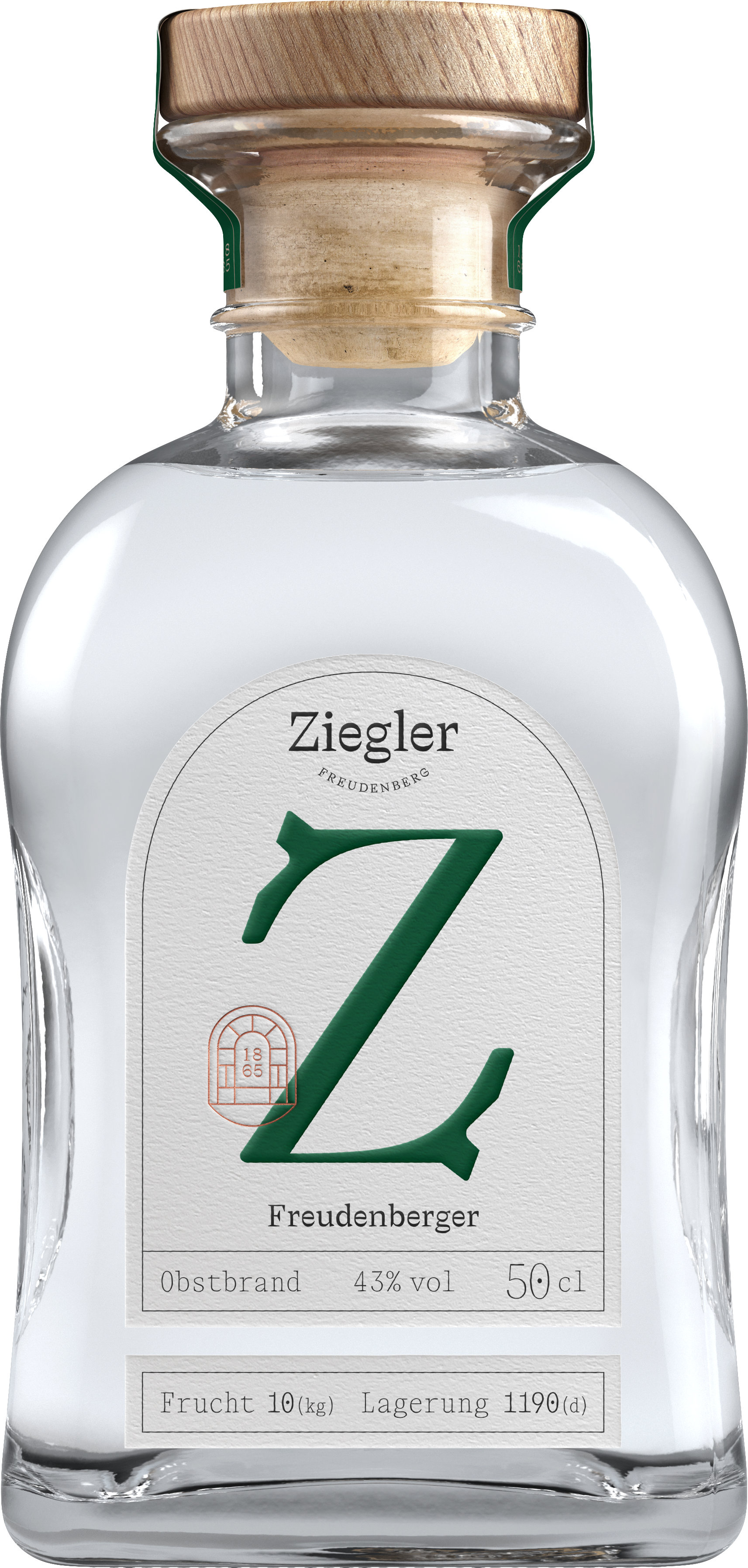 Ziegler-Ziegler Freudenberger Obstbrand 43% 0,5L  Ziegler Freudenberger Obstbrand 43% 0,5L -Artikelnummer-31552-von-Ziegler