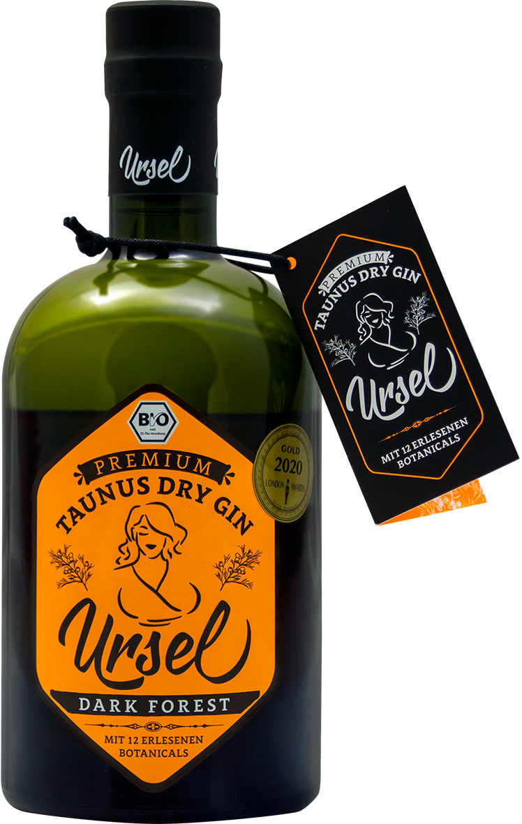 Taunus Dark Forest Dry Gin „Ursel“ 47% 0,5L  