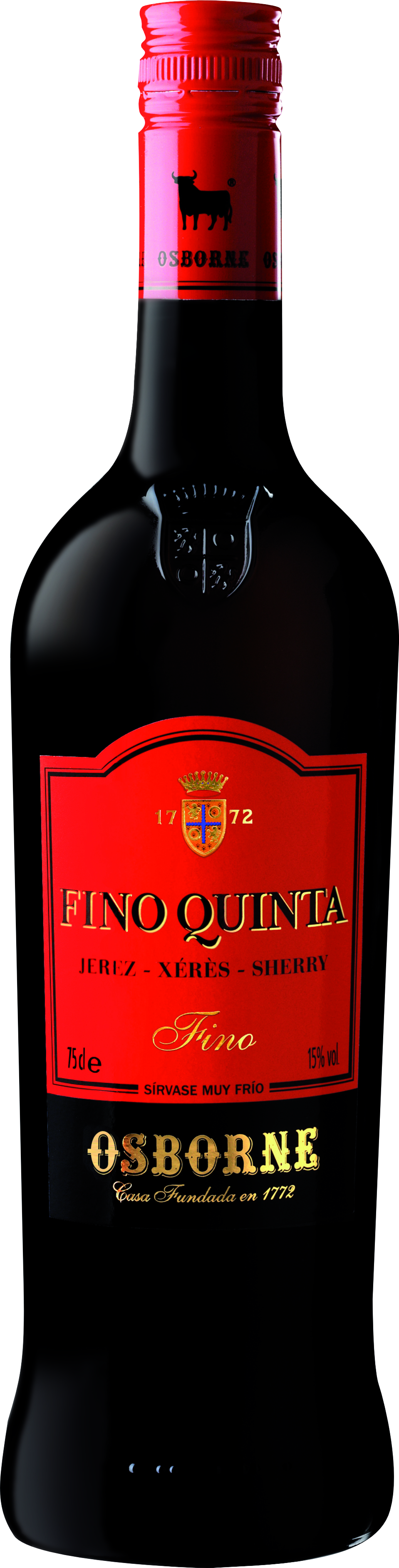 Osborne Fino Quinta Sherry 15 % 0.75L-Artikelnummer-30732-von-Quinta and Vineyard Bottlers 