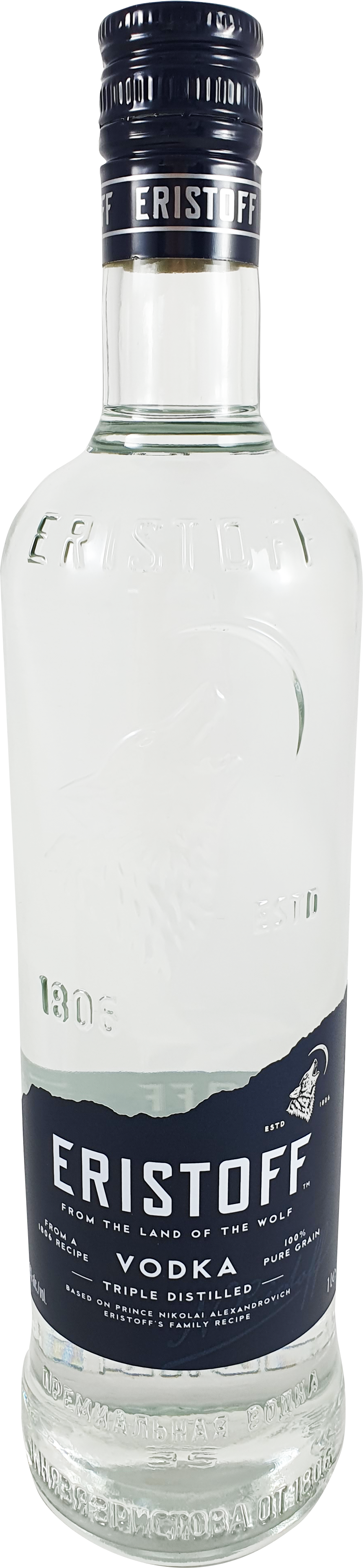 Eristoff Vodka Pure Grain 37.5%  -Artikelnummer-31133-von-Eristoff