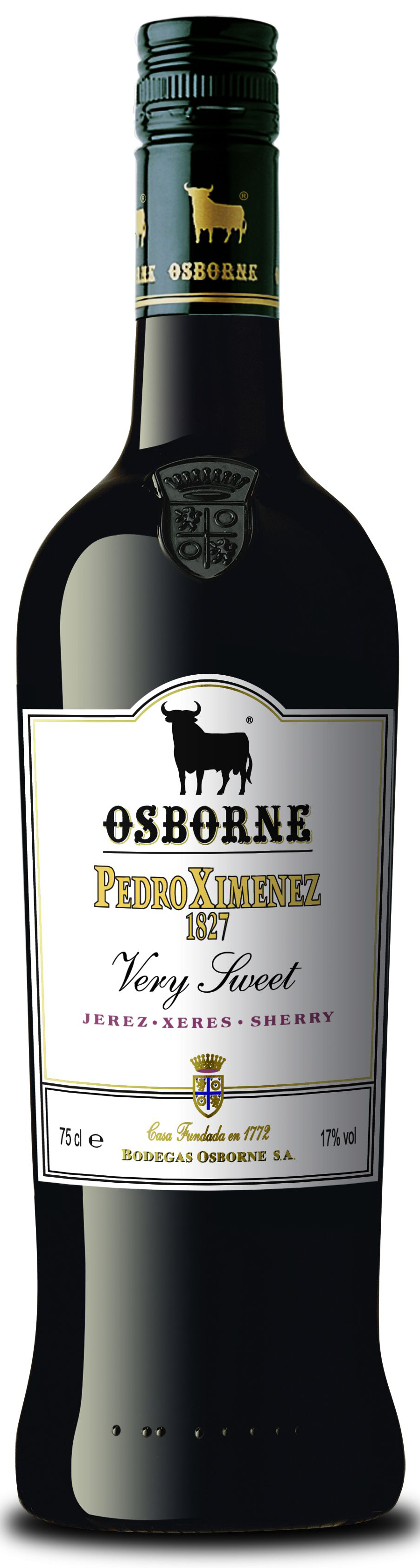 Osborne Pedro Ximenez Sherry 17 % 0.75L-Artikelnummer-30733-von-Quinta and Vineyard Bottlers 