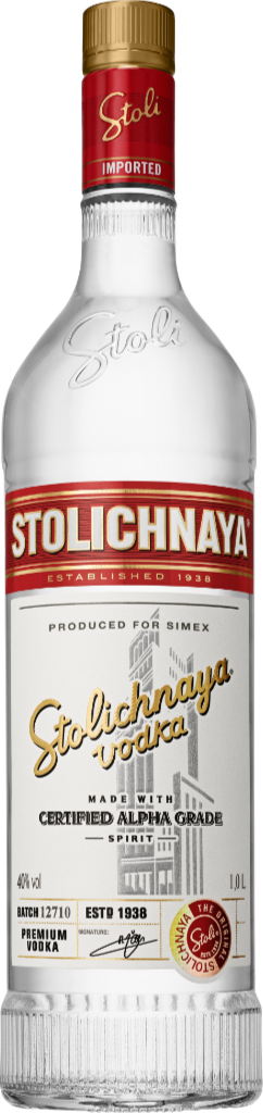 Stolichnaya Wodka 40% 1l