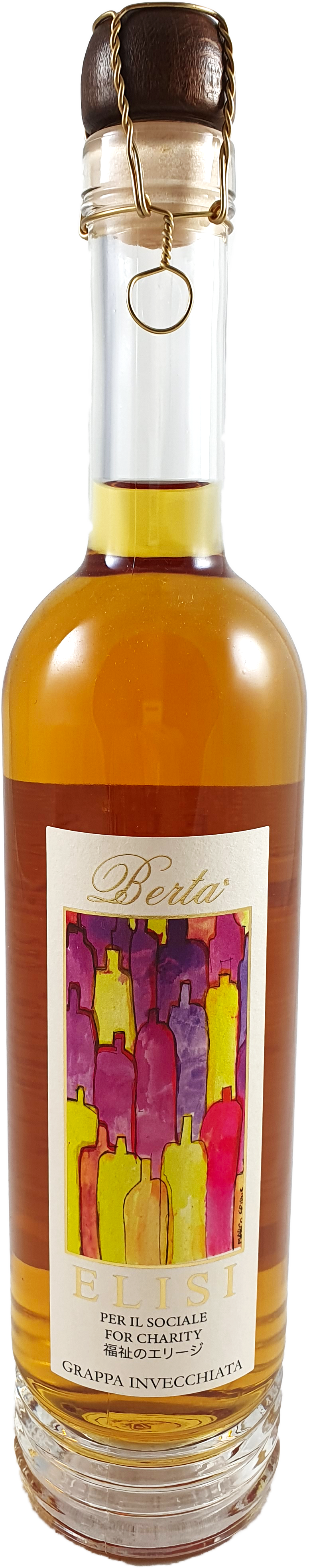 Grappa Berta Elisi  43% 0.5L-Artikelnummer-31193-von-Distillerie Berta