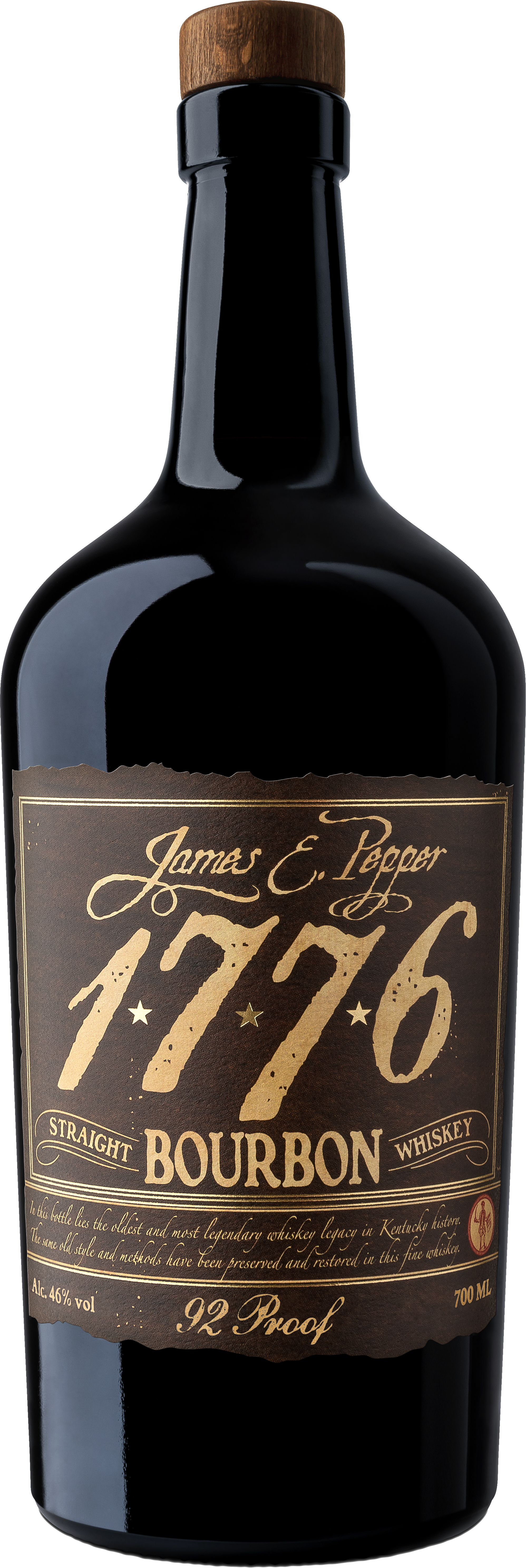 1776 Bourbon Whiskey 50% 0.7L-Artikelnummer-30109-von-James E. Pepper