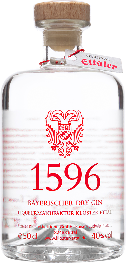 Ettaler 1596 Bayrischer Dry Gin 40 % 