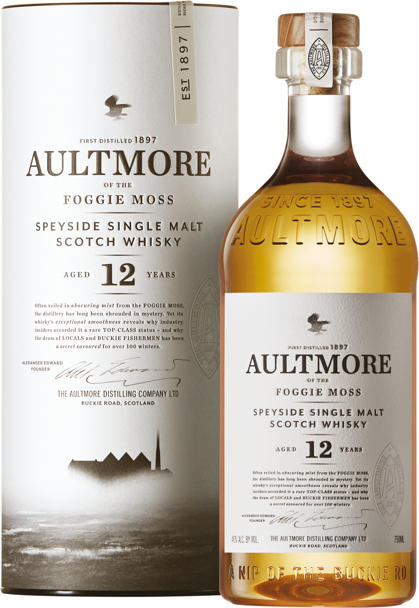 Aultmore 12 y Single Malt 46 % 0.7L