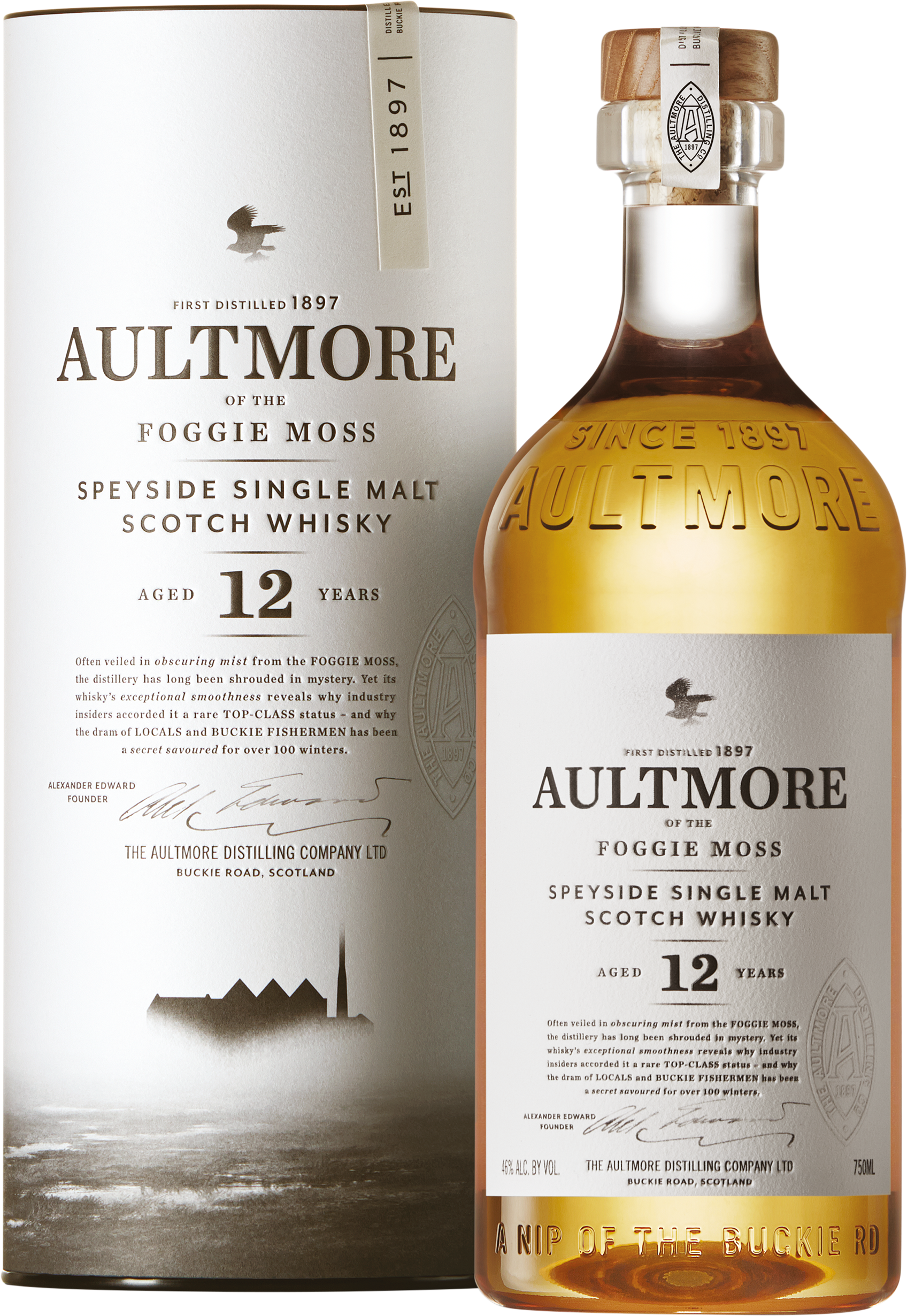 Aultmore 12 y Single Malt 46 % 0.7L-Artikelnummer-31328-von-Aultmore