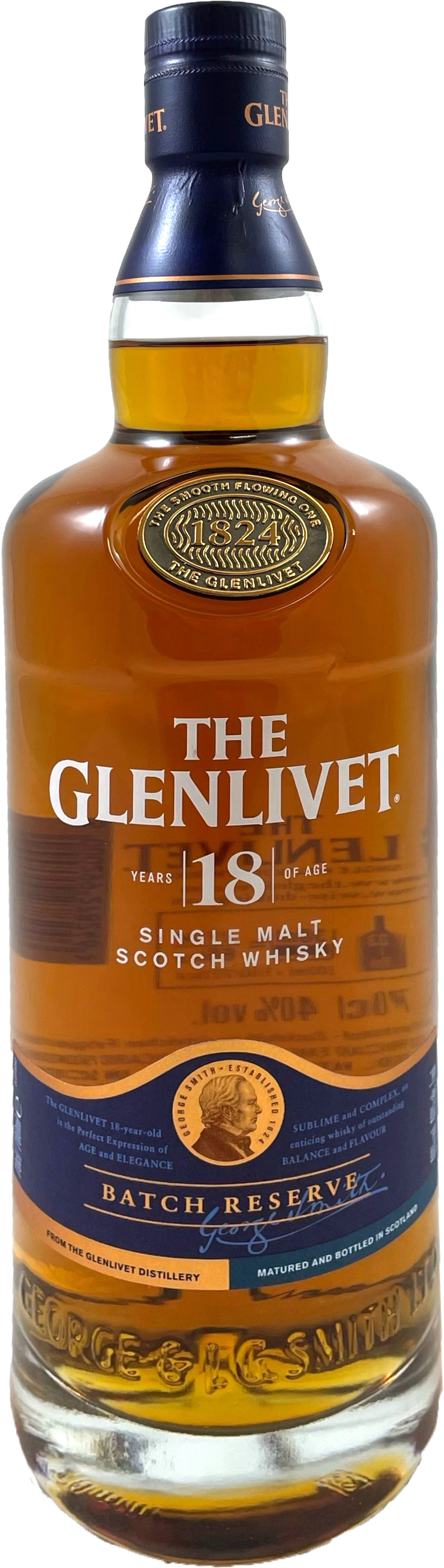 Glenlivet 18 Years 40 % 0.7L-Artikelnummer-30027-von-Glenlivet