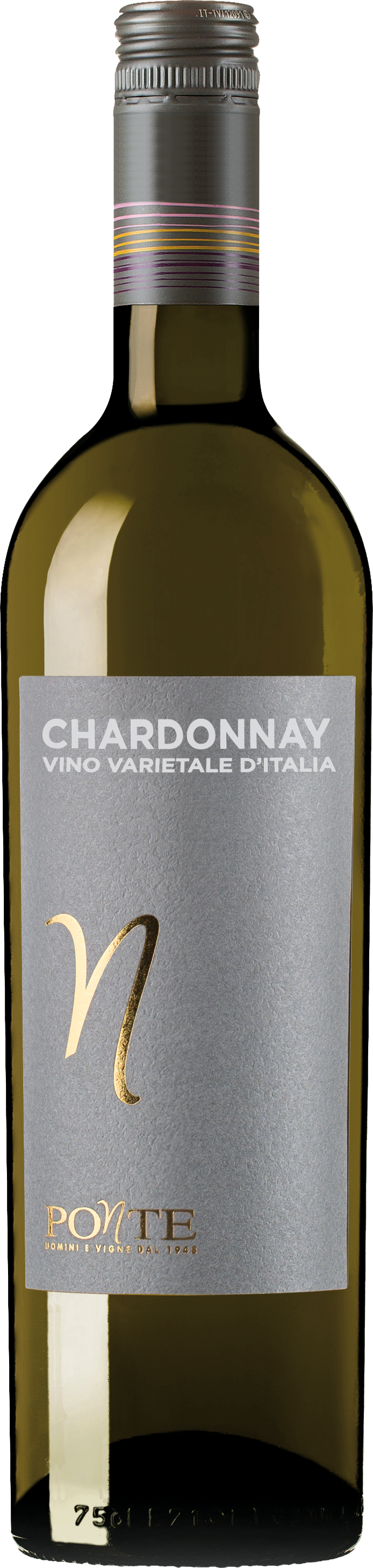 Ponte Chardonnay VP 0,75L-Artikelnummer-25954-von-Viticoltori Ponte
