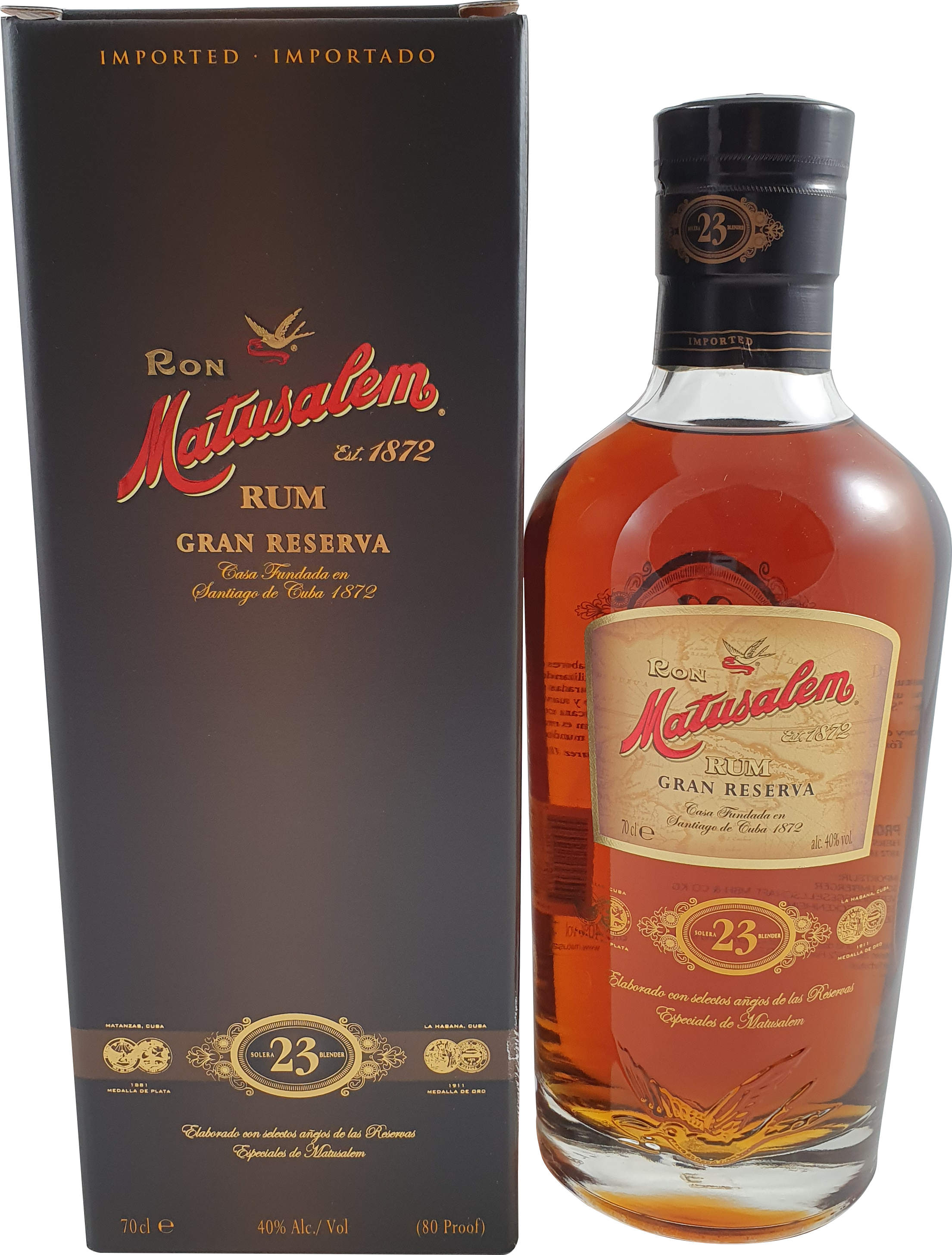 Matusalem Rum 23 Years 40 % 0.7L-Artikelnummer-31086-von-Matusalem
