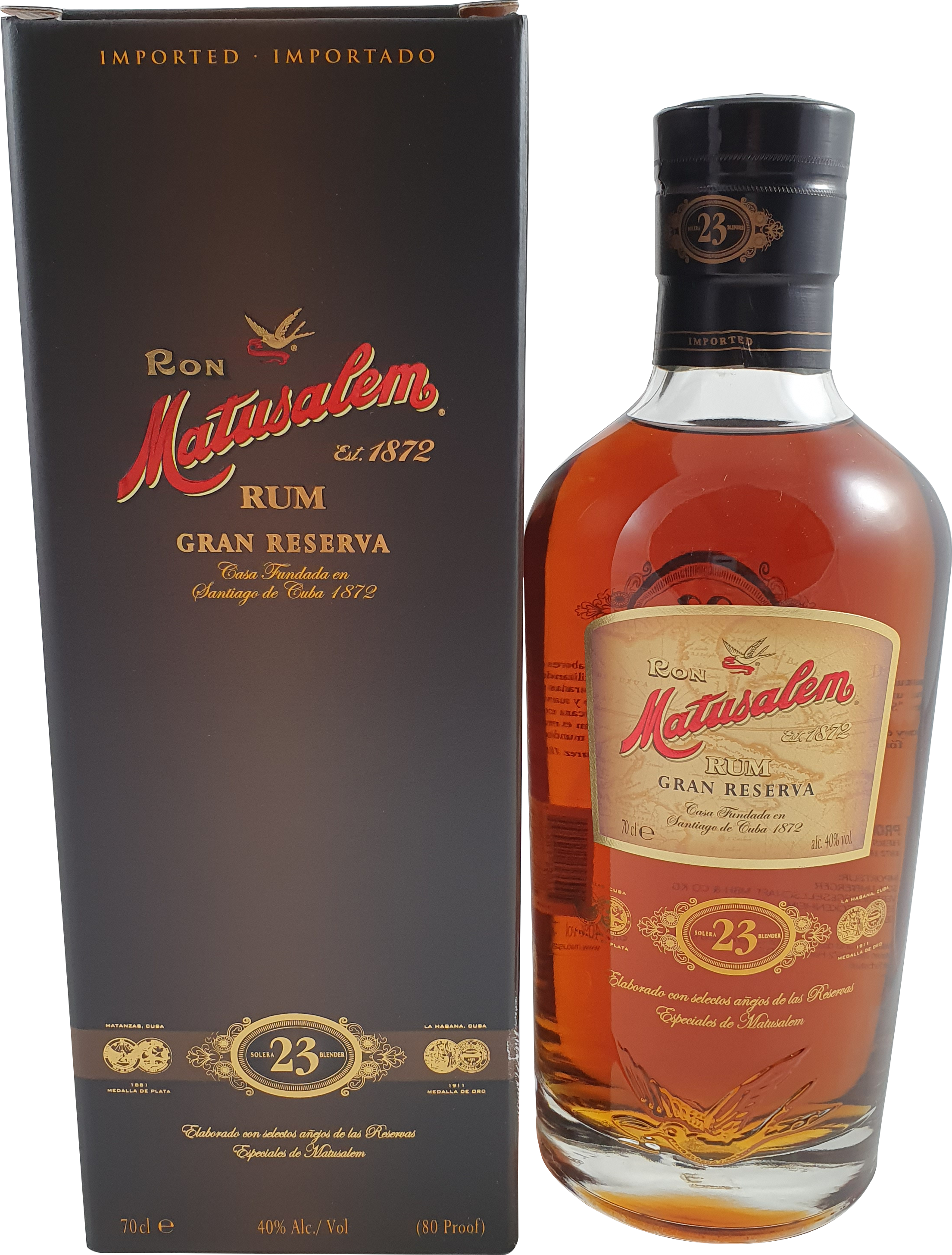 Matusalem Rum 23 Years 40 % 0.7L