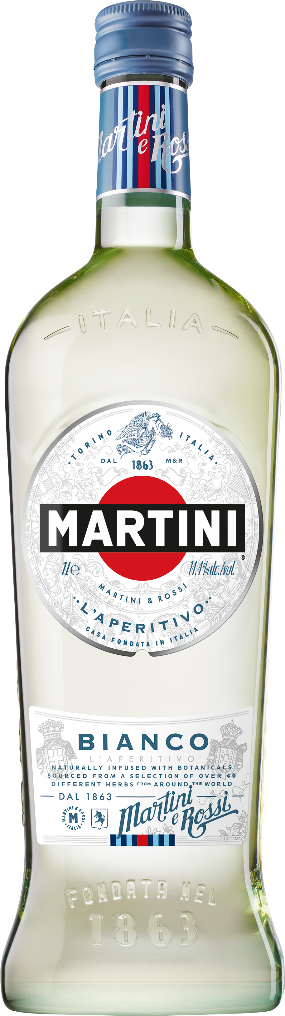 Martini Bianco 15 % 1.0L