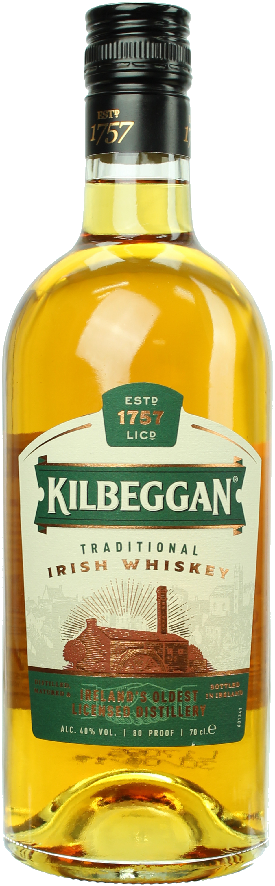 Kilbeggan Irish Whiskey 40 % 0.7L