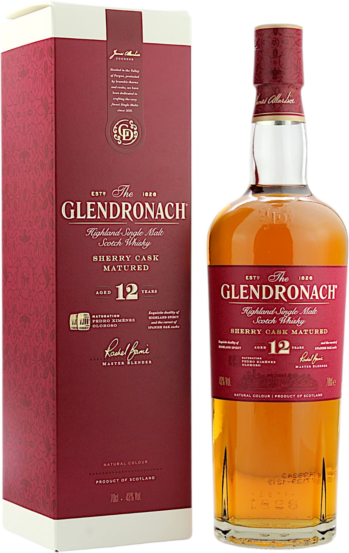 Glendronach Single Malt 12 Years 43% 0.7L