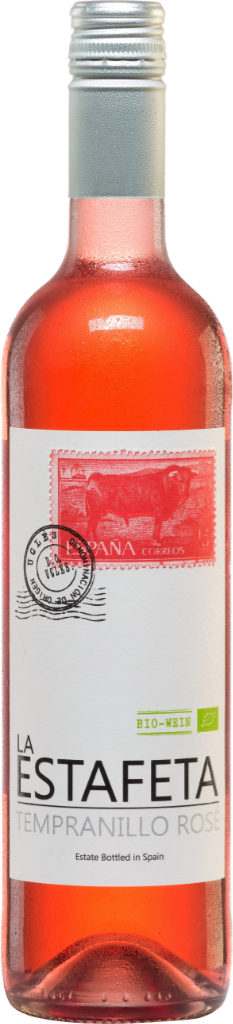La Estafeta Tempranillo Rose D.O. Ucla Bio 0,75L-Artikelnummer-27136-von-La Estafeta/ Fontana Bodegas